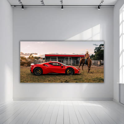 Ferrari SF90 ZE Wall Art