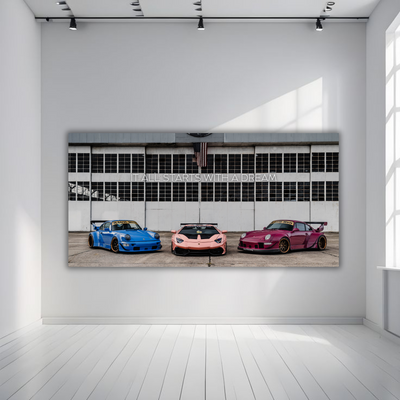 Dream Lambo & Porsche ZE Wall Art