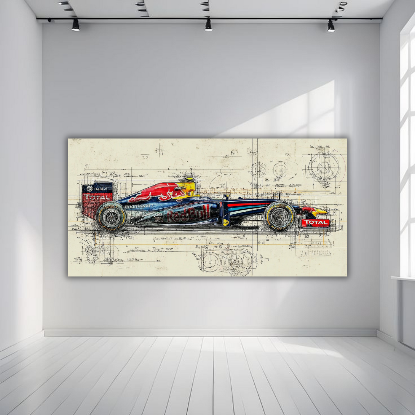 Formula 1 Redbull Spec Wall Art