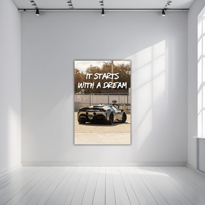 Ferrari SF90 Dream Wall Art