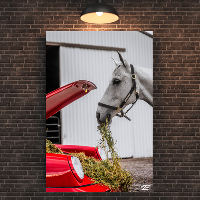 Porsche Stable ZE Vertical Wall Art