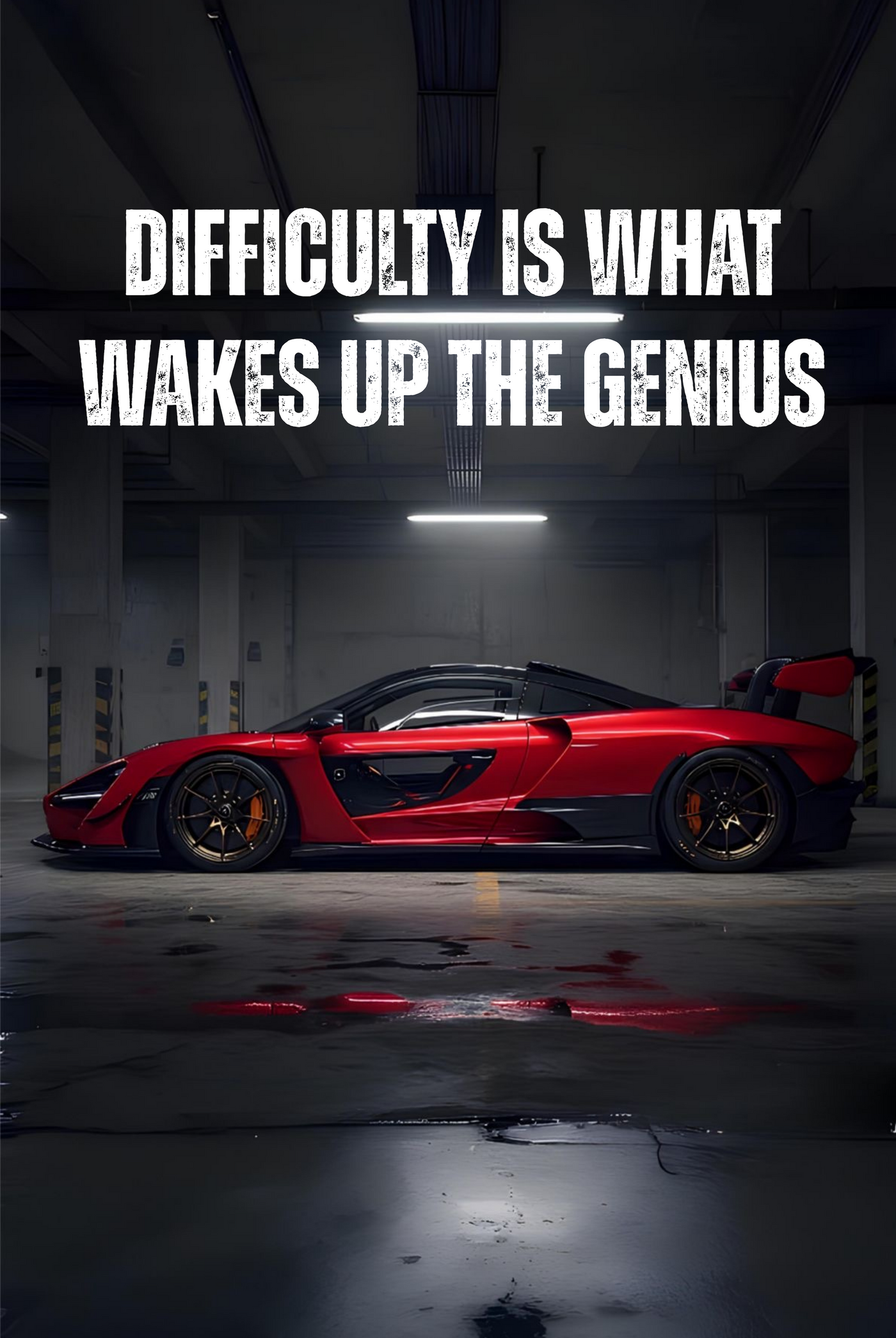 Mclaren Senna Genius Wall Art