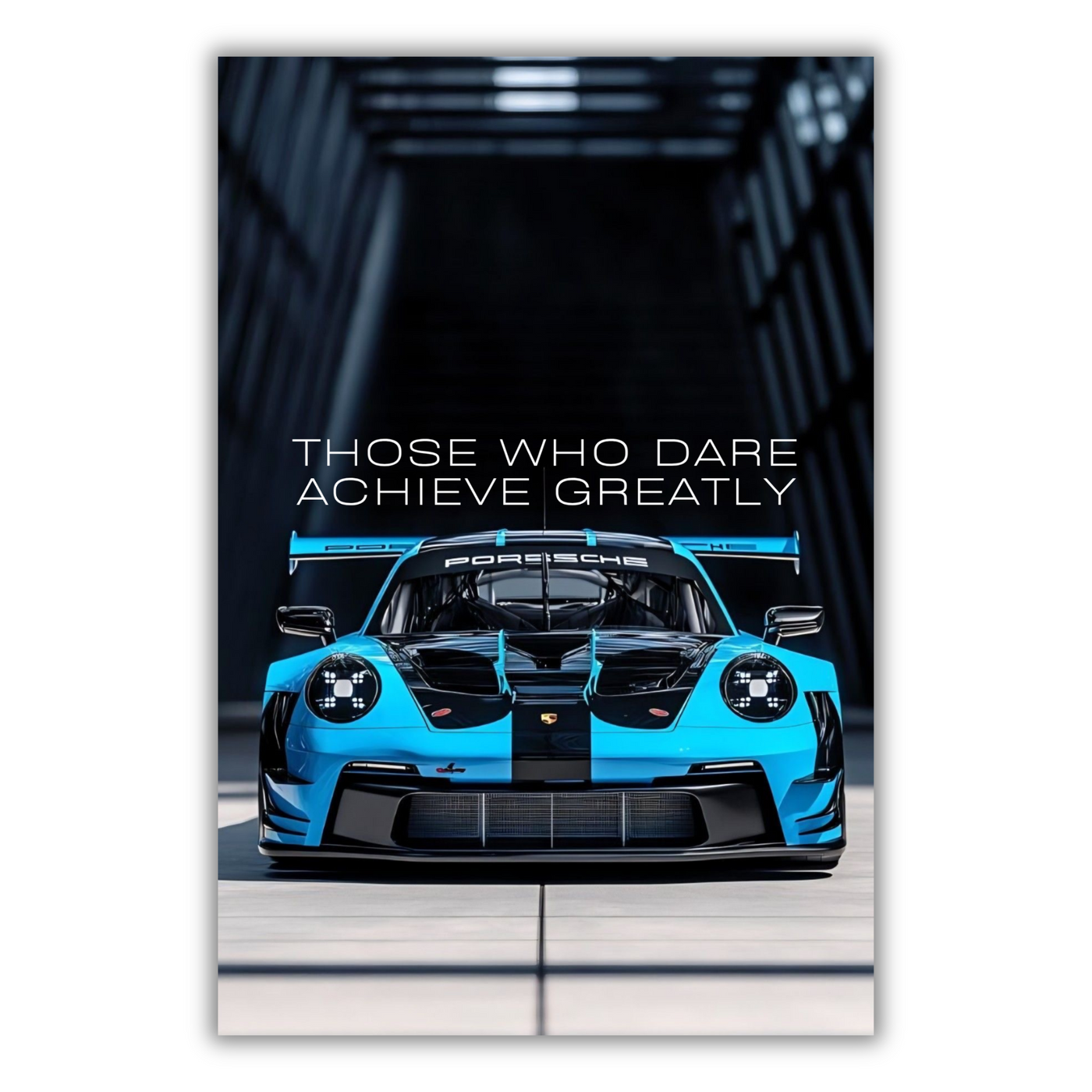 Blue Porsche GT3RS Wall Art