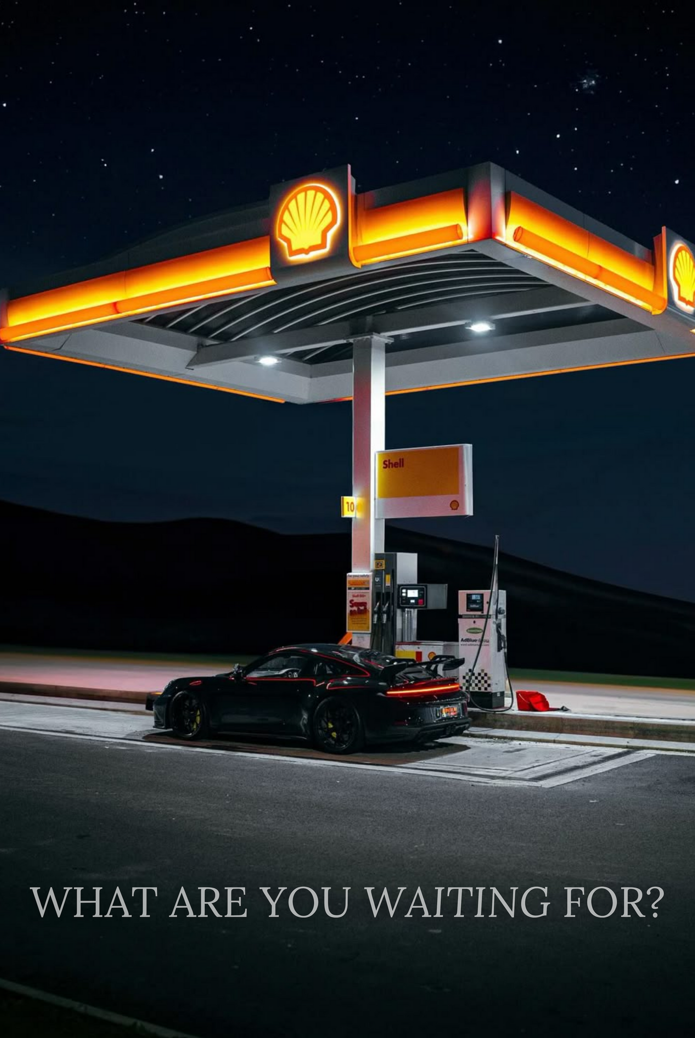 Porsche Waiting Wall Art