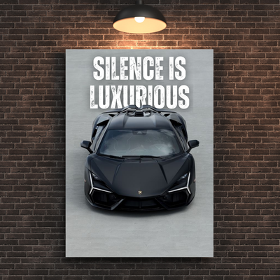 Black Lamborghini Revuelto Wall Art