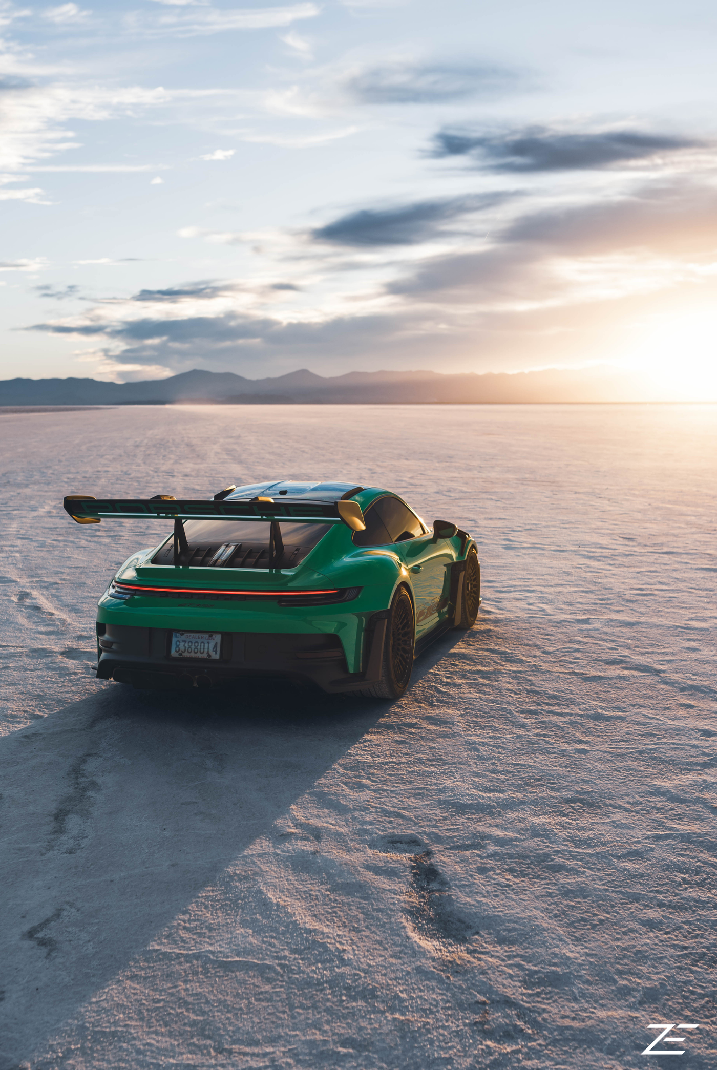 Sunset Porsche GT3RS ZE Wall Art