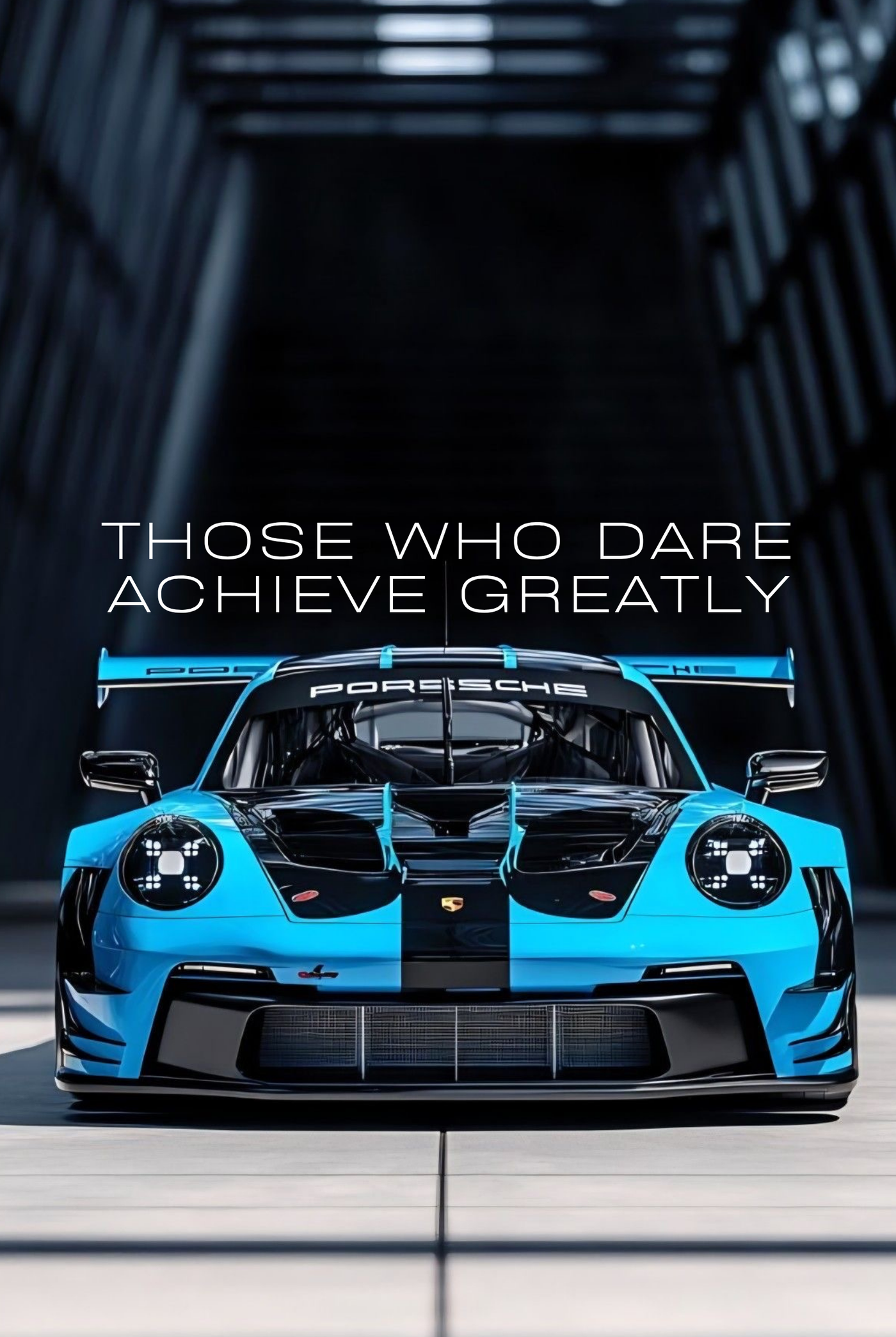 Blue Porsche GT3RS Wall Art