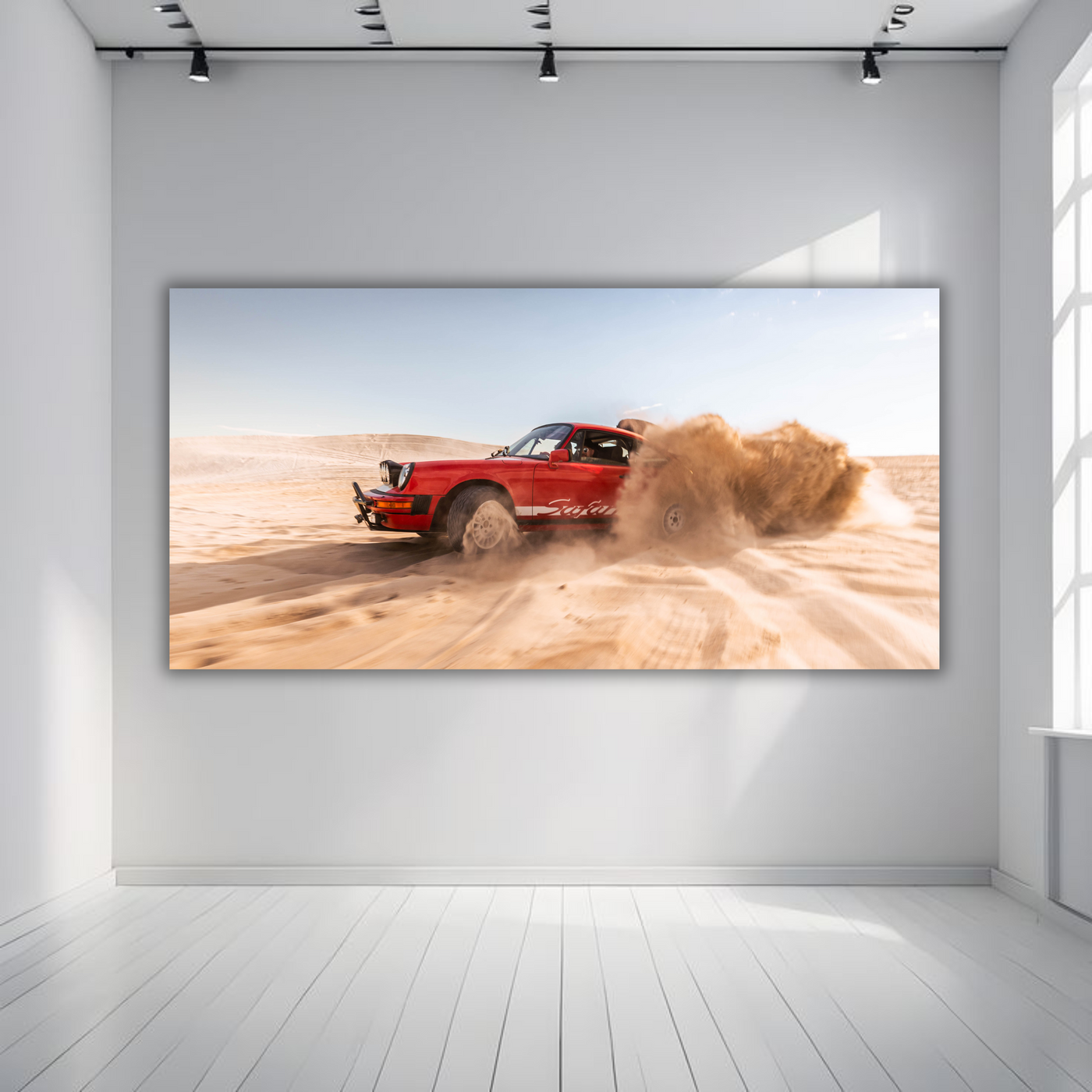 Sandy Red Porsche ZE Wall Art