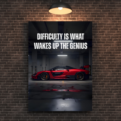 Mclaren Senna Genius Wall Art