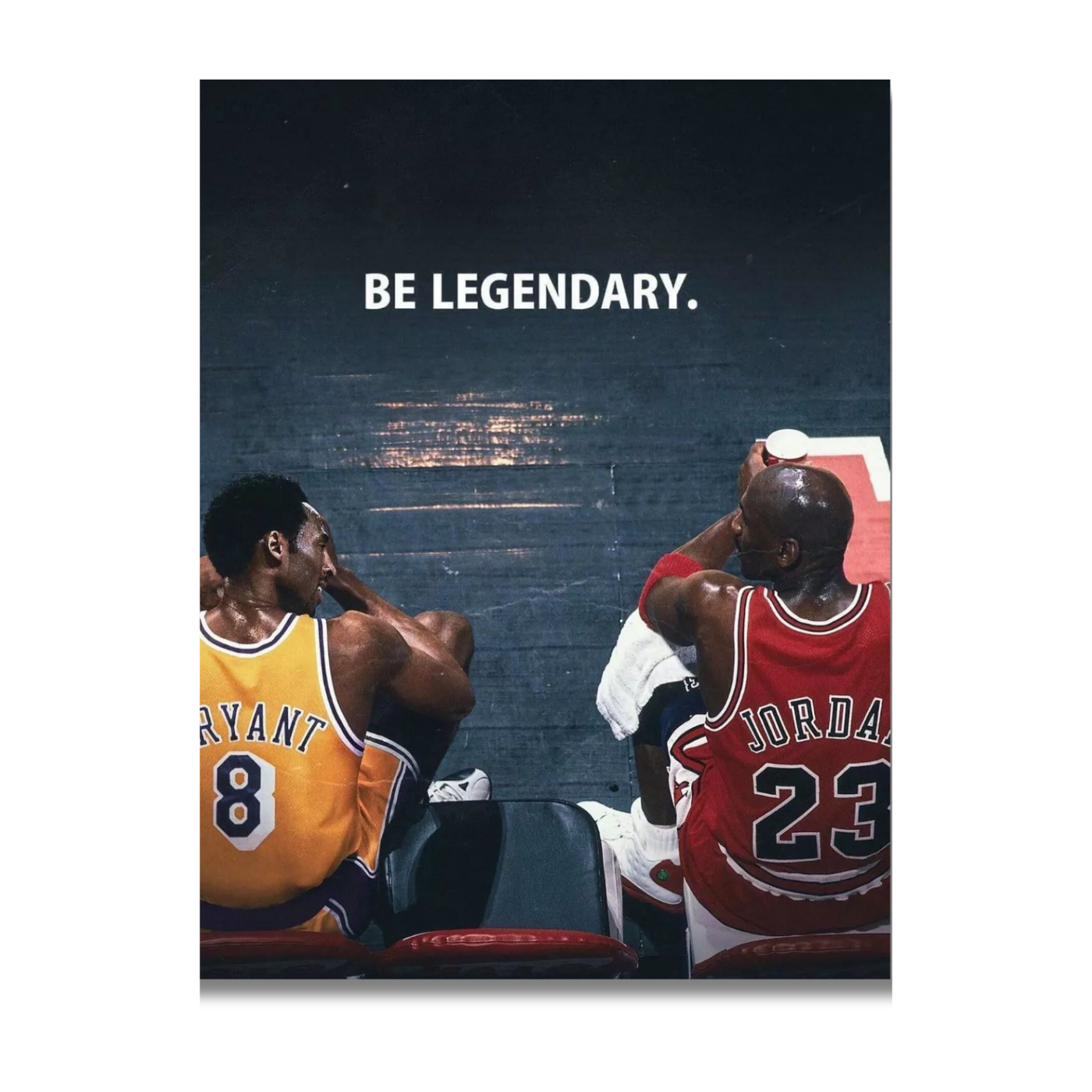 Be Legendary Bryant & Jordan Wall Art
