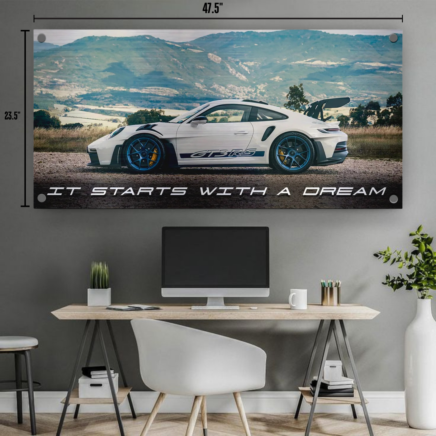 Dream Porsche XXL Wall Art