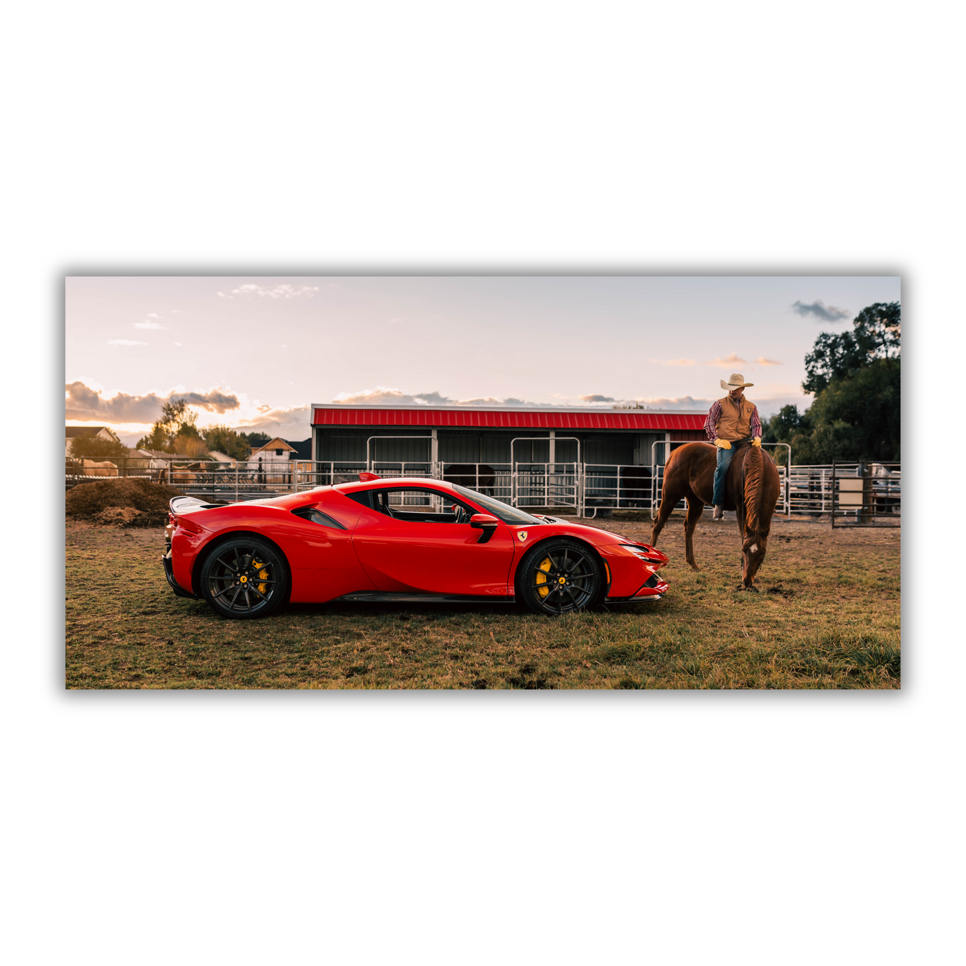 Ferrari SF90 ZE Wall Art