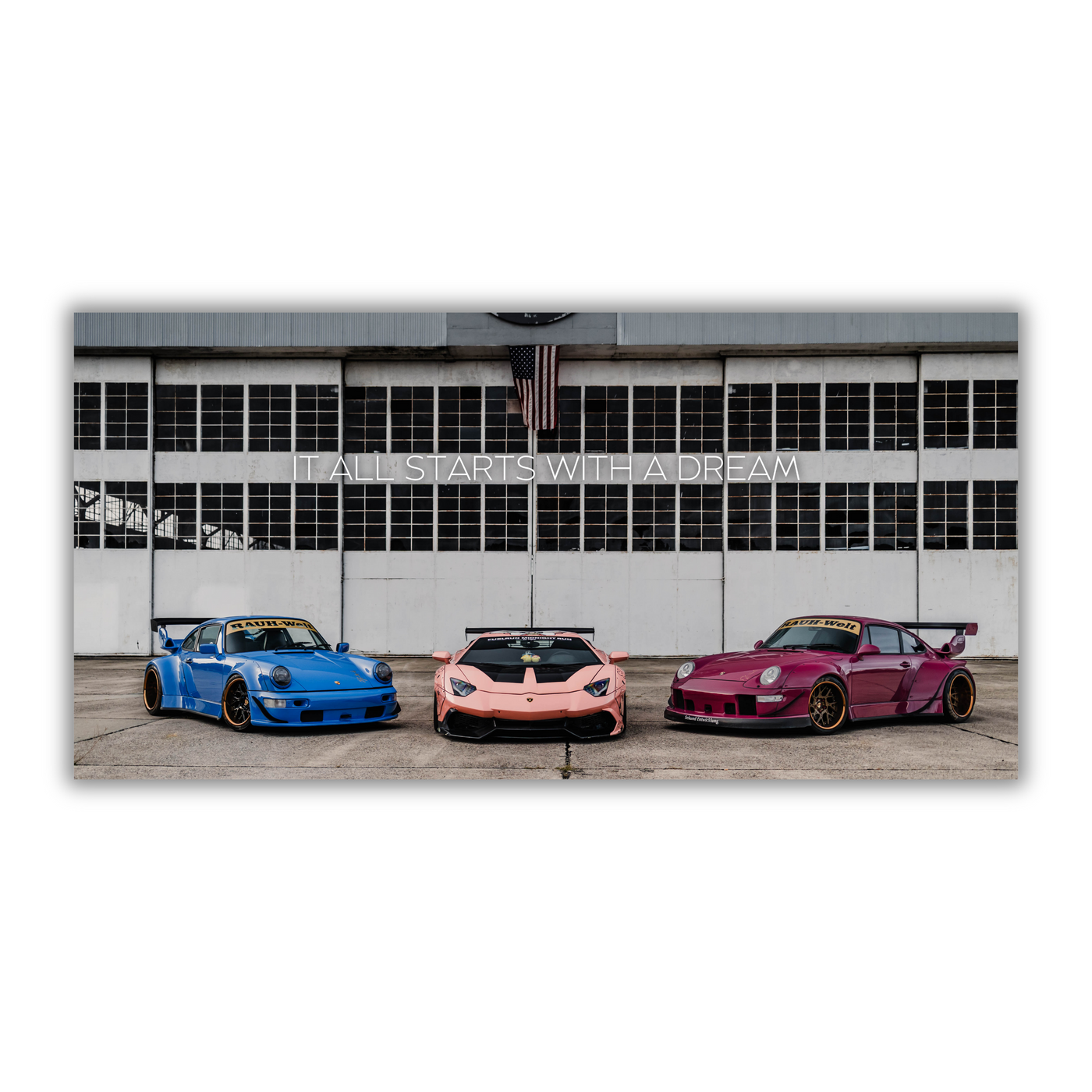 Dream Lambo & Porsche ZE Wall Art