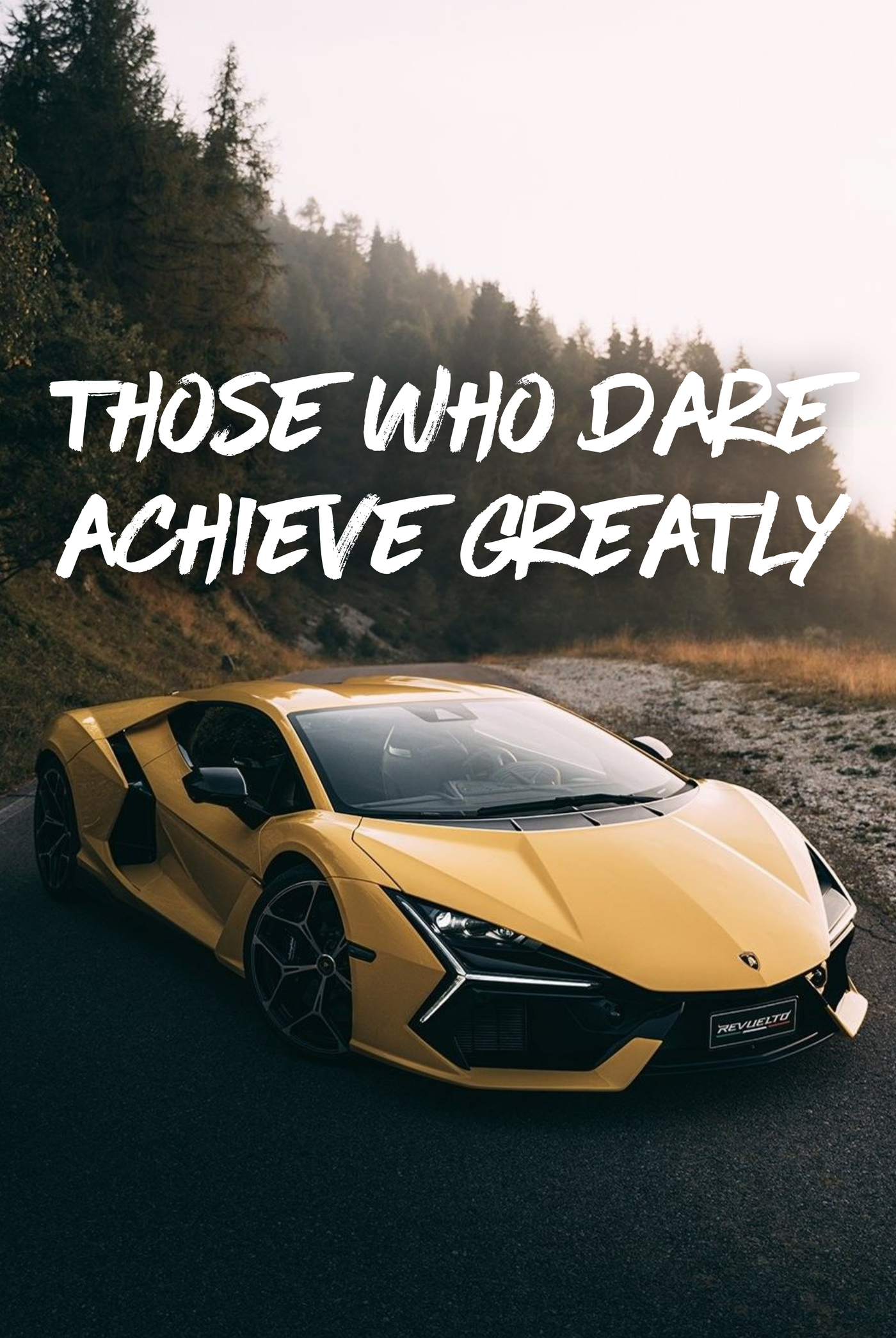 Yellow Lamborghini Revuelto Wall Art