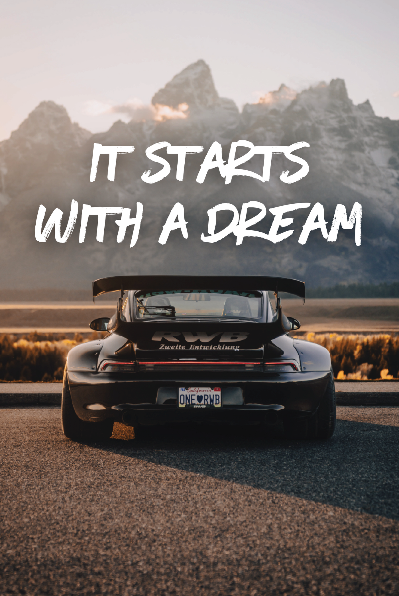 Porsche RWB ZE Wall Art – Techbuds Apparel