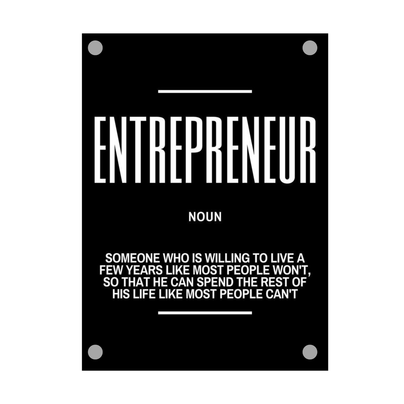 Entrepreneur Wall Art