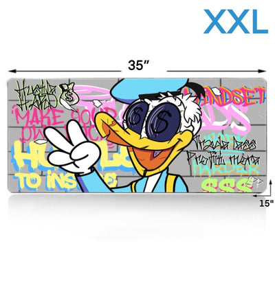 Graffiti Duck XXL Mousepad