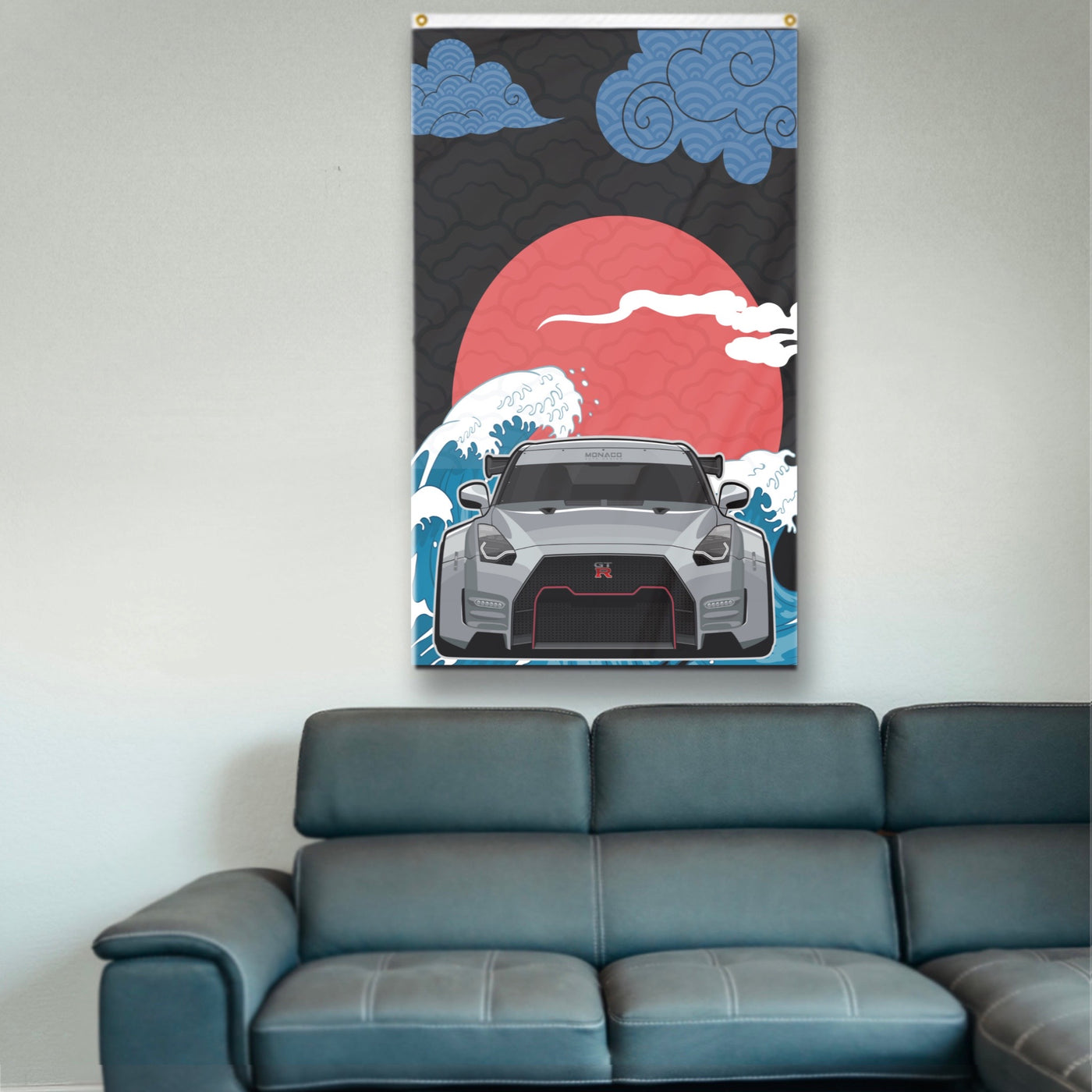 GTR Red Moon Flag