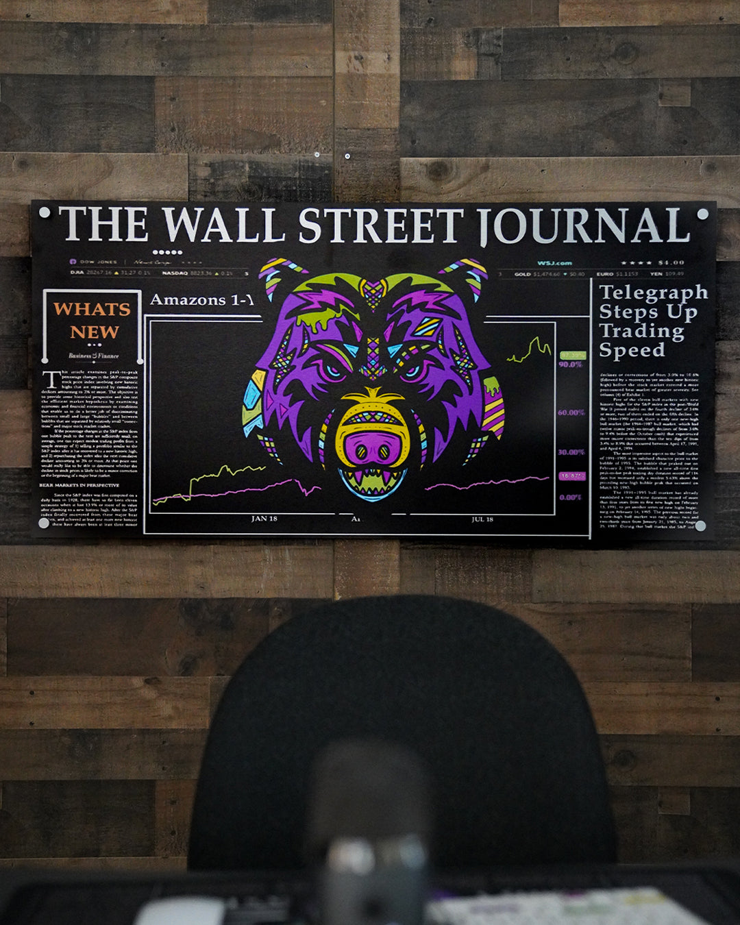 Wall Street Bear Premium Art