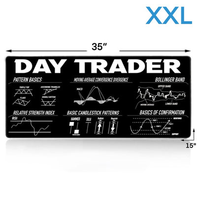 "Day Trader" Basics XXL Mouse pad