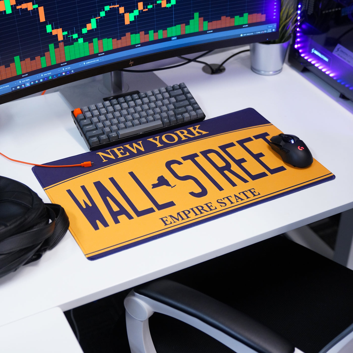 Wall Street License Mouse Pad